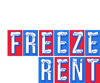 Freeze Rent Rent Freeze Sticker - Freeze Rent Rent Freeze Rent Strike Stickers