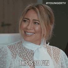 This Is So Fun Kelsey Peters GIF - This Is So Fun Kelsey Peters Younger GIFs