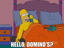 The Simpsons Homer Simpson GIF - The Simpsons Homer Simpson Hello Dominos GIFs