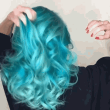 Turquoise Hair GIF - Colored Hair Turquoise GIFs