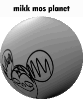 Mikk Mos Planet Sticker - Mikk Mos Planet Balob Stickers