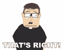 thats right father maxi south park s6e8 red hot catholic love