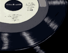vinyl spin music record animation