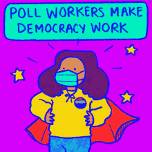 Poll Workers Make Democracy Work Pollworker GIF - Poll Workers Make Democracy Work Democracy Pollworker GIFs