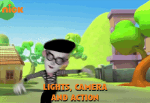 Lights Camera And Action Patlu GIF - Lights Camera And Action Patlu Chamatkari Chashma GIFs