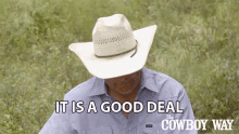 Its A Good Deal Booger Brown GIF - Its A Good Deal Booger Brown The Cowboy Way GIFs