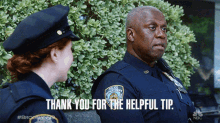 Thank You For The Helpful Tip Captain Ray Holt GIF - Thank You For The Helpful Tip Captain Ray Holt Andre Braugher GIFs