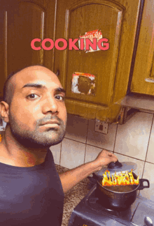 cooking charanjit burn fire