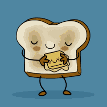 Toast And Butter Love GIF - Toast And Butter Love GIFs