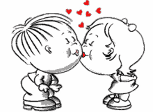cartoon kisses cartoon kisses