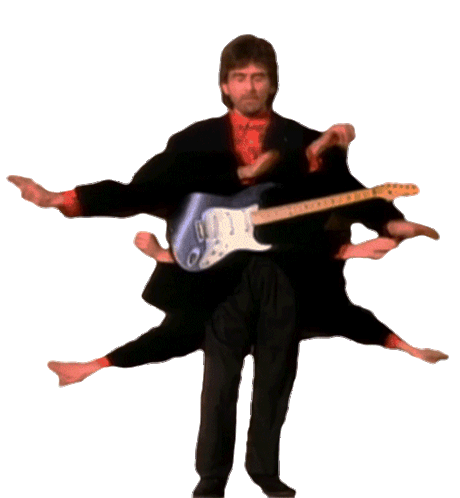 Multiple Arms George Harrison Sticker - Multiple Arms George Harrison Any Road Song Stickers