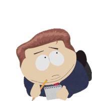 Thinking Eric Cartman Sticker - Thinking Eric Cartman South Park Stickers