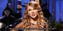 Taylor Swift Writing Songs GIF - Taylor Swift Writing Songs Douche Bags GIFs