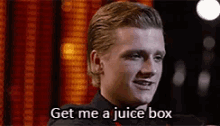 Get Me A Juice Box GIF - Josh Hutcherson Juice Box Get Me A Juice Box GIFs