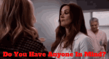 Station19 Carina Deluca GIF - Station19 Carina Deluca Do You Have Anyone In Mind GIFs