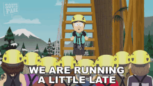 We Are Running A Little Late Michael GIF - We Are Running A Little Late Michael South Park GIFs