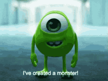 I'Ve Created A Monster! GIF - Created A Monster Ive Created A Monster Monsters Inc GIFs