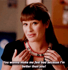 Glee Rachel Berry GIF - Glee Rachel Berry You Wanna Make Me Feel Bad GIFs