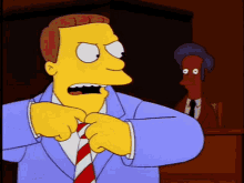 Lionel Hutz Tie GIF - Lionel Hutz Tie Something That Might Shock And Discredit You GIFs