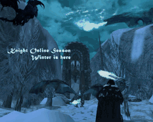 knight online winter winter is here snow knight online winter winter is here snow