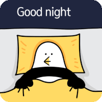 Good Night Bed Sticker - Good Night Bed Beds Stickers