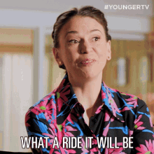 What A Ride It Will Be Liza Miller GIF - What A Ride It Will Be Liza Miller Younger GIFs