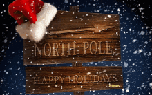 North Pole Happy Holidays GIF - North Pole Happy Holidays Seasons Greetings GIFs