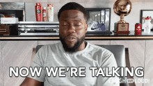 Now Were Talking Kevin Hart GIF - Now Were Talking Kevin Hart Laugh Out Loud GIFs