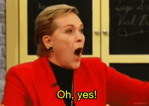 Yes! GIF - Julie Andrews Yes Omg GIFs