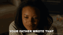 Your Father Wrote That Dana Canedy GIF - Your Father Wrote That Dana Canedy A Journal For Jordan GIFs