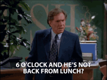 6oclock And Hes Not Back From Lunch George Segal GIF - 6oclock And Hes Not Back From Lunch George Segal Jack Gallo GIFs