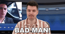 Bad Man Benedict Townsend GIF - Bad Man Benedict Townsend Youtuber News GIFs