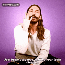 Just Basic Gorgeous. Getting Your Teethcleaned..Gif GIF - Just Basic Gorgeous. Getting Your Teethcleaned. Person Human GIFs