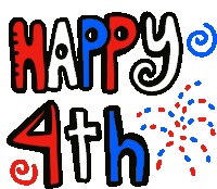 Happy Birthday America Happy4th Of July Sticker - Happy Birthday America Happy4th Of July Happy Fourth Of July Stickers