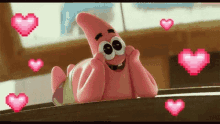 Patrick The Starfish In Love GIF - Patrick The Starfish Patrick In Love GIFs
