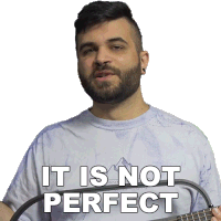 It Is Not Perfect Andrew Baena Sticker - It Is Not Perfect Andrew Baena Its Not Flawless Stickers