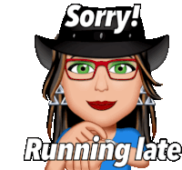 Running Late Late Sticker - Running Late Late Im Late Stickers