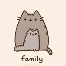 Pusheen Family GIF - Pusheen Family GIFs