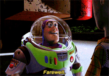 Toy Story Buzz Lightyear GIF - Toy Story Buzz Lightyear Farewell GIFs