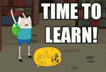 time to learn books hit adventure time finn and jake