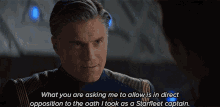 in direct opposition to the oath i took as a starfleet captain christopher pike anson mount star trek discovery contradicting in direct opposition to the oath i took as a starfleet captain christopher pike anson mount star trek discovery contradicting