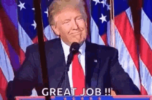 Donald Trump Great Job GIF - Donald Trump Great Job Thumbs Up GIFs