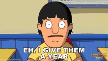 Eh I Give Them A Year Gene Belcher GIF - Eh I Give Them A Year Gene Belcher The Bobs Burgers Movie GIFs
