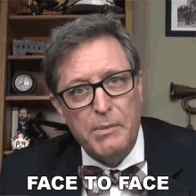 Face To Face The History Guy GIF - Face To Face The History Guy Right In The Face GIFs