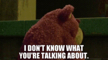Toy Story Lotso GIF - Toy Story Lotso I Dont Know What Youre Talking About GIFs
