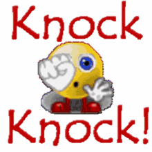 knock emoji cute call you you