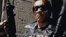 Please Accept My Apologies Arnold Schwarzenegger GIF - Please Accept My Apologies Arnold Schwarzenegger Its Rucka GIFs