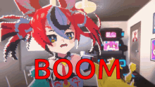 Hakos Baelz Boom Boom GIF - Hakos Baelz Boom Boom Desk Slam GIFs