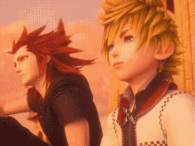 Kingdom Hearts Roxas GIF - Kingdom Hearts Roxas Xion GIFs