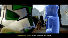 Lego Star Wars Commander Gree GIF - Lego Star Wars Commander Gree It Will Be Done My Lord GIFs